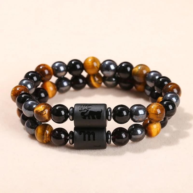 Bracelet Astro Cancer - Pierre d'Hématite "Atlas"