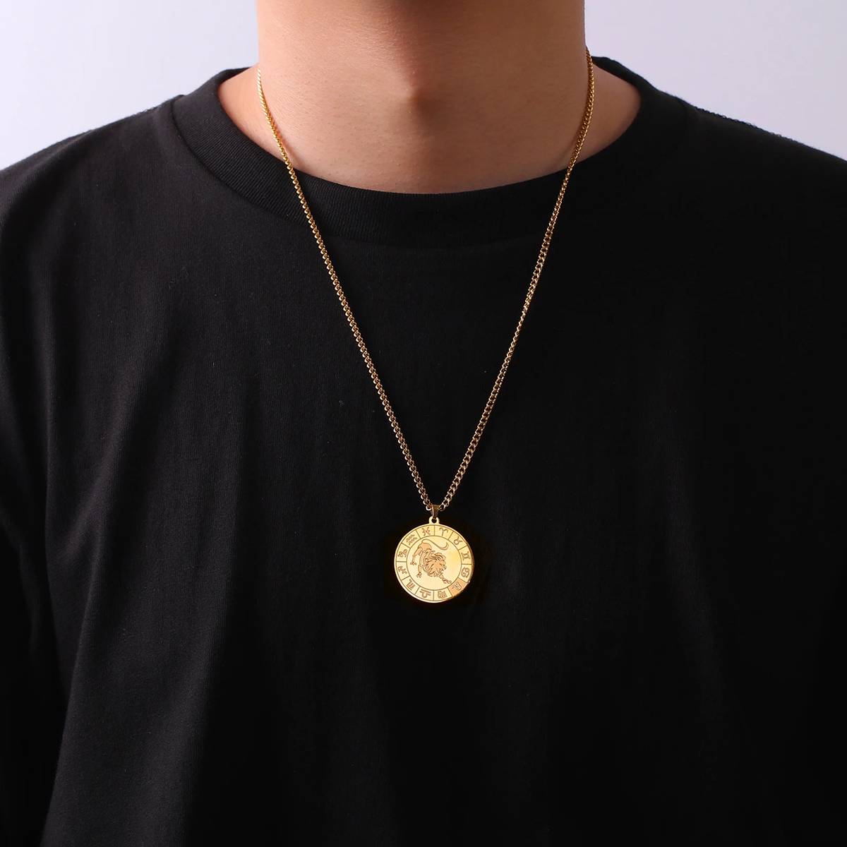 Collier Signe du Zodiaque Balance - Pendentif Cadran "Eldorado"