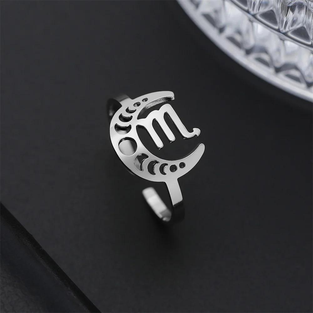 Bague Signe Astro Lunaire Lion "Astrae"
