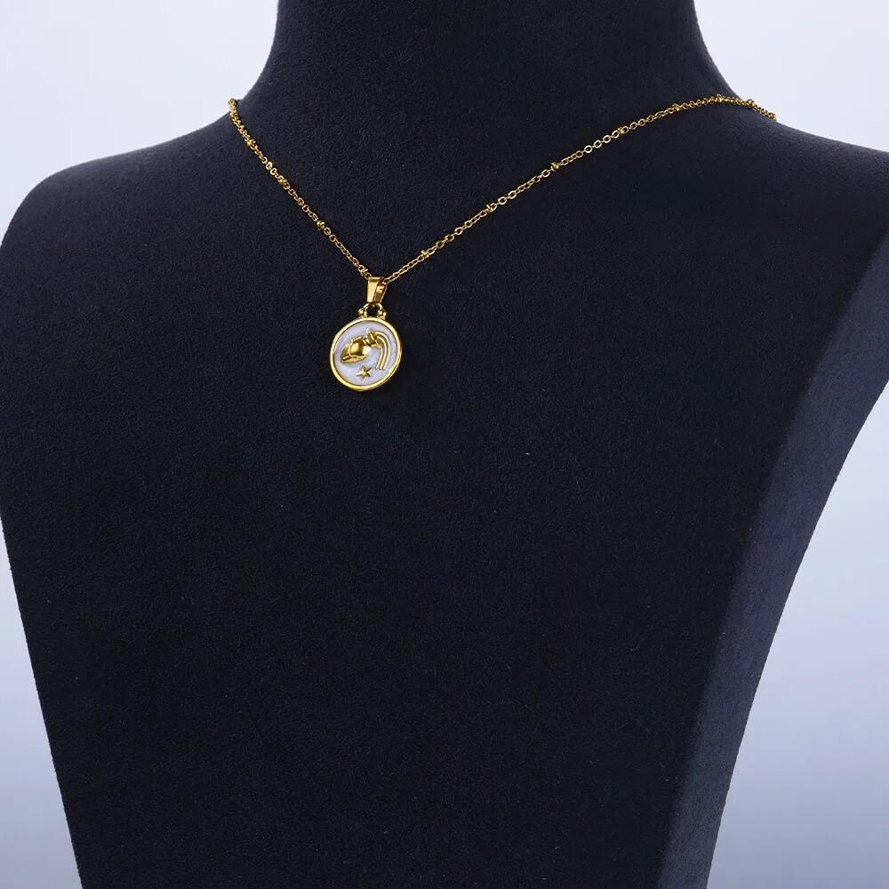 Collier Zodiaque Balance - Pendentif Constellation "Tethys"