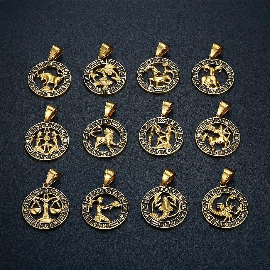 Collier du Zodiaque Balance - Pendentif Medaille "Hades"