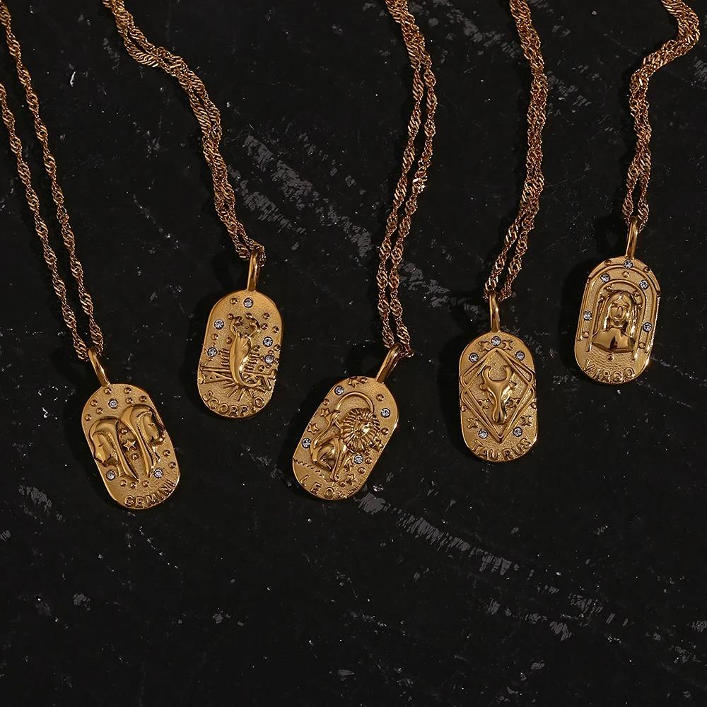 Pendentif Signe Astro Balance - Collier Ecriture "Ceres"