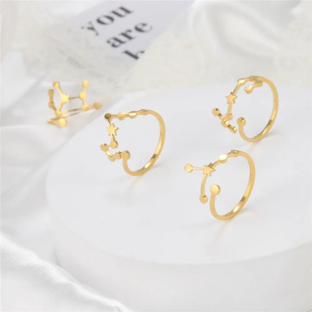 Bague Constellation Astrologique Cancer "Cassiopeia"