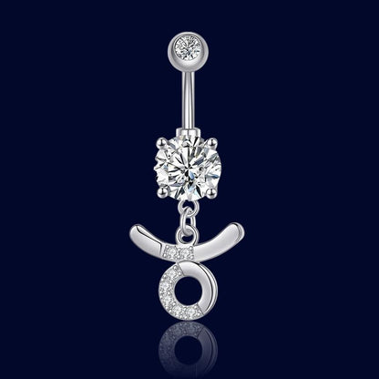 Piercing nombril Aphrodite Argenté Taureau