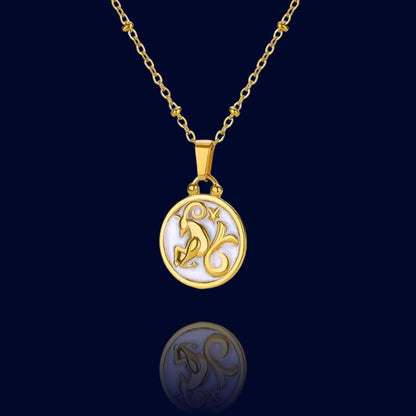 Collier Zodiaque Capricorne - Pendentif Constellation "Tethys"