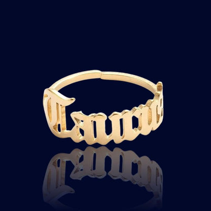Bague Signe Zodiaque Ecriture Taureau "Alcyone"