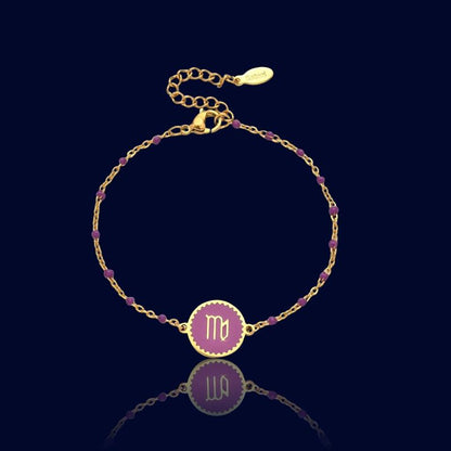 Bracelet du Zodiaque Vierge - Bijou Protection "Calypso"