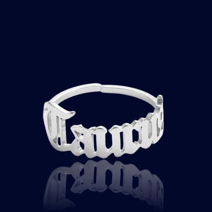 Bague Signe Zodiaque Ecriture Taureau "Alcyone"