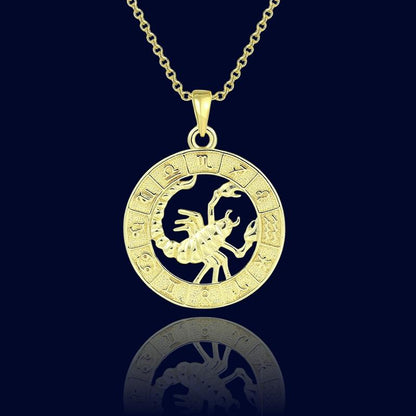 Collier Astro Scorpion - Pendentif Cuivre "Aeolus"