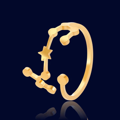 Bague Constellation Astrologique Scorpion "Cassiopeia"