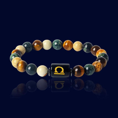 Bracelet du Zodiaque Balance - Pierre de Jaspe "Hestia"