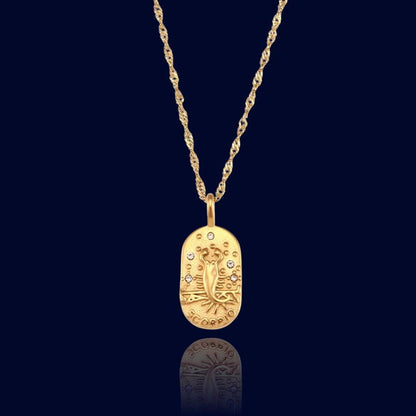 Pendentif Signe Astro Scorpion - Collier Ecriture "Ceres"